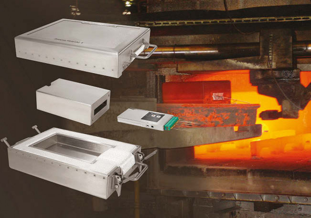 Die Datapaq Furnace Tracker zeichnen Temperaturprofile während der gesamten Wärmebehandlung auf. - © LUKE Die Datapaq Furnace Tracker zeichnen Temperaturprofile während der gesamten Wärmebehandlung auf. - © LUKE