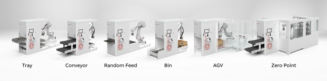 Mehr Flexibilität in der Maschinenbeschickung: ABB bietet ab sofort eine neue Familie an modularen Maschinenbeschickungszellen für die metallverarbeitende Industrie. - © ABB Mehr Flexibilität in der Maschinenbeschickung: ABB bietet ab sofort eine neue Familie an modularen Maschinenbeschickungszellen für die metallverarbeitende Industrie. - © ABB
