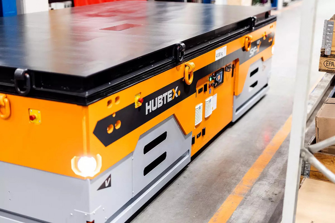 Die neue Lenkung ermöglicht kompaktere Bauformen als bei den bisherigen Modellen von Hubtex. - © SAFE MOBILE Die neue Lenkung ermöglicht kompaktere Bauformen als bei den bisherigen Modellen von Hubtex. - © SAFE MOBILE