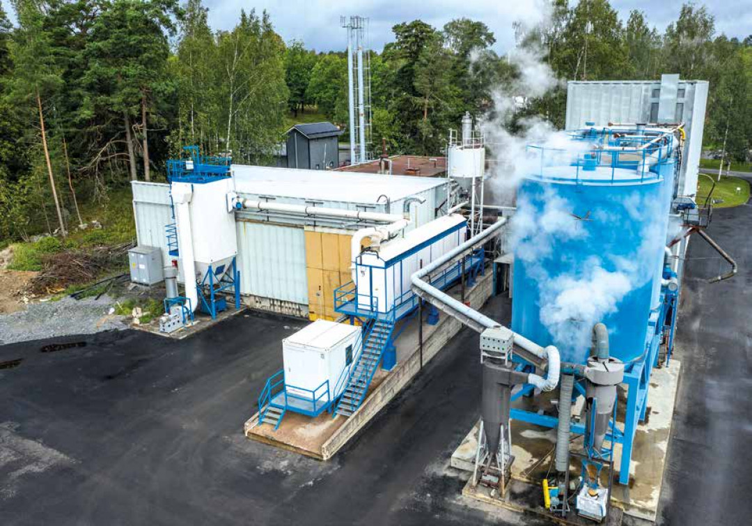 Aufbereitungsanlage in einer finnischen Gießerei. - © FINNRECYCLING Aufbereitungsanlage in einer finnischen Gießerei. - © FINNRECYCLING