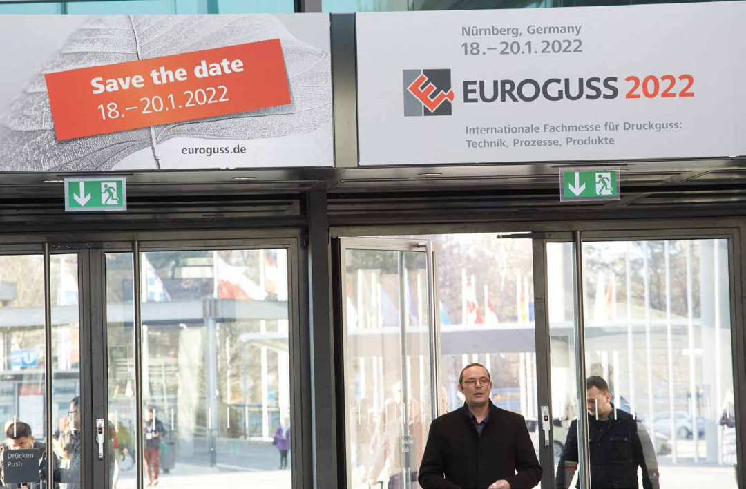 Ab 18. Januar 2022 trifft sich die Druckgussbranche wieder in Nürnberg. - © MESSE NÜRNBERG Ab 18. Januar 2022 trifft sich die Druckgussbranche wieder in Nürnberg. - © MESSE NÜRNBERG