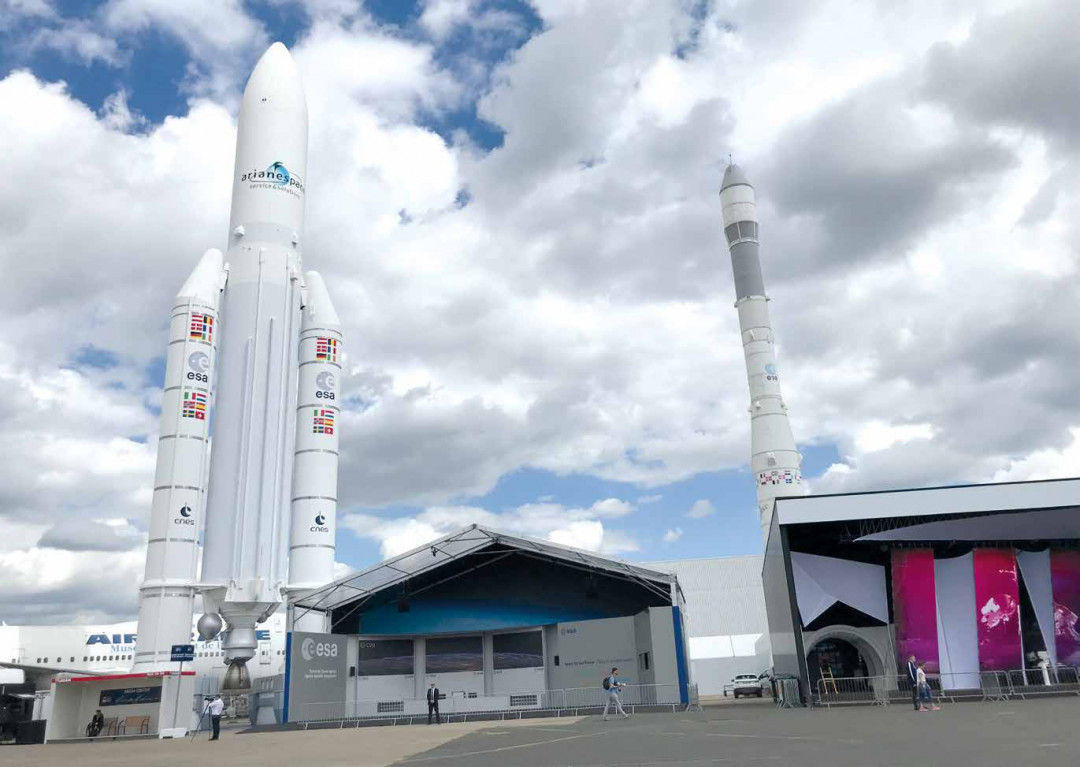 Ariane-Rakete, Paris Air Show 2019. - © GF CASTING SOLUTIONS