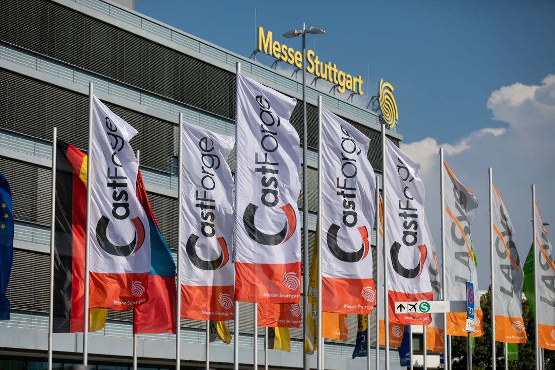 Die CastForge auf dem Stuttgarter Messegelände ging nach drei erfolgreichen Messetagen am 23. Juni 2022 zu Ende. - © Landesmesse Stuttgart GmbH Die CastForge auf dem Stuttgarter Messegelände ging nach drei erfolgreichen Messetagen am 23. Juni 2022 zu Ende. - © Landesmesse Stuttgart GmbH
