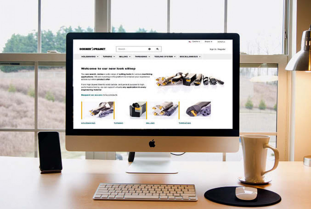 Die neue Webseite für Werkzeuge. - © Dormer Pramet Die neue Webseite für Werkzeuge. - © Dormer Pramet