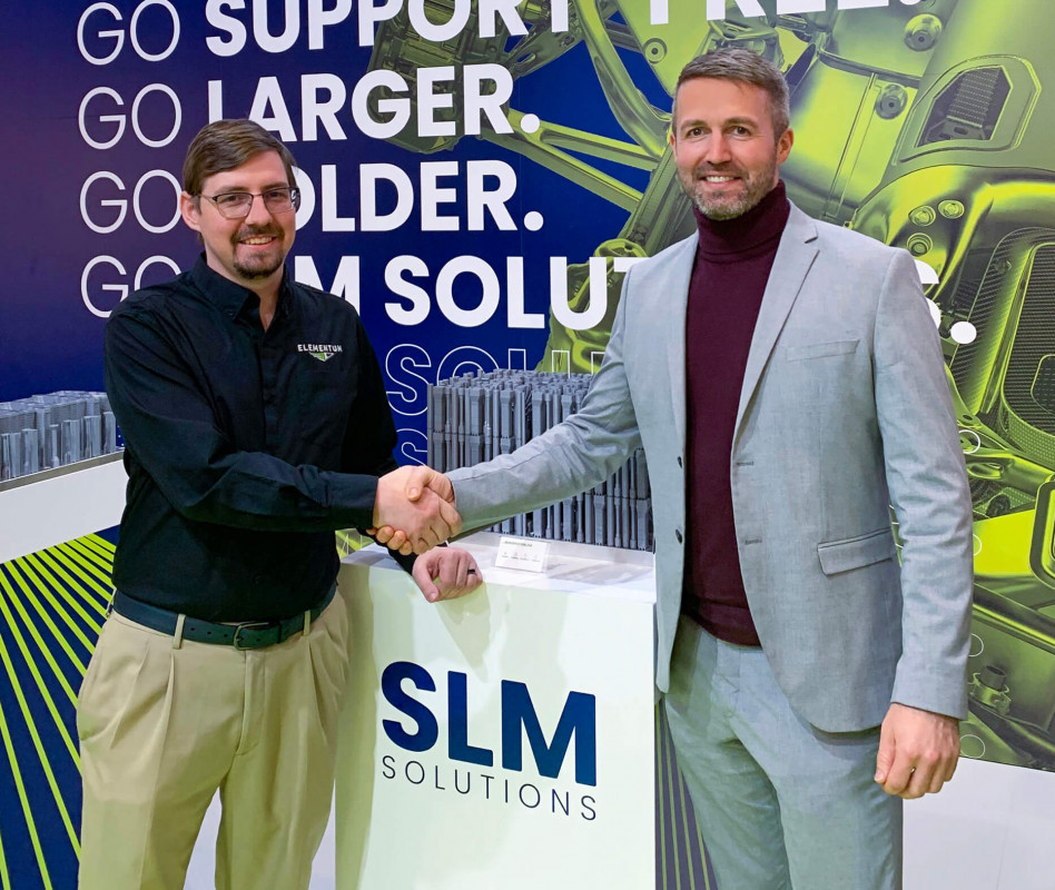 Dr. Jacob Nuechterlein, Founder_President_Elementum _l_ and Sam O_Leary, CEO of SLM Solutions