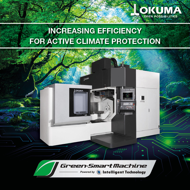 Aktiver Klimaschutz dank CO2-neutraler Produktion - © Okuma Aktiver Klimaschutz dank CO2-neutraler Produktion - © Okuma