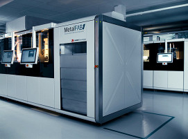 3-D-Druck-Anlage bei der Sauber Technologies AG.