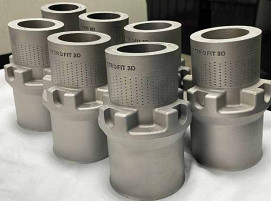 7 of the 12 printed choke valves.