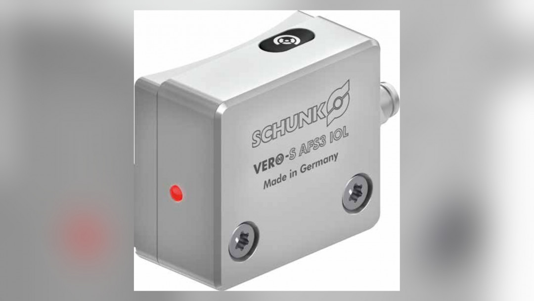 The new monitoring sensor reports the clamping position of the modules. - © Schunk The new monitoring sensor reports the clamping position of the modules. - © Schunk
