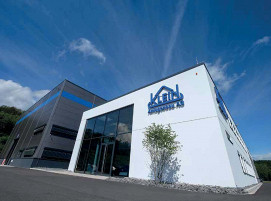 Konsequent im Umweltschutz: das Firmengebäude nach KfW55-Standard.