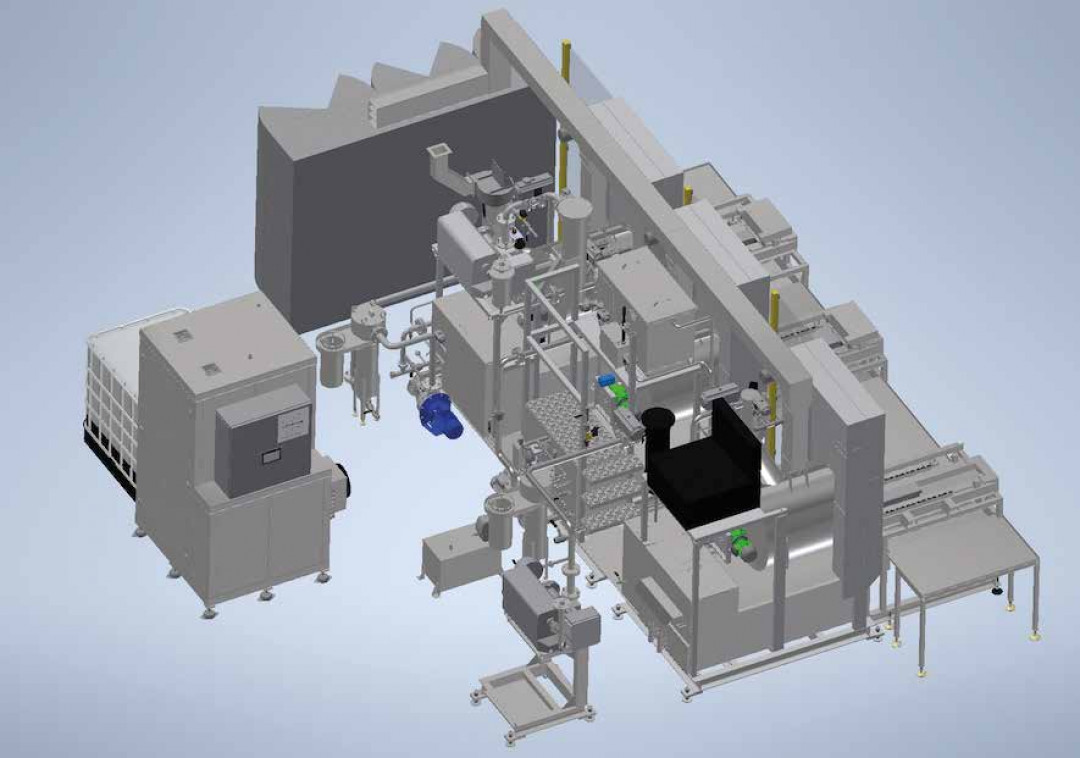 Anlage zum Heißwasser-Recycling für die abwasserfreie Imprägnierung. - © ULTRASEAL Anlage zum Heißwasser-Recycling für die abwasserfreie Imprägnierung. - © ULTRASEAL