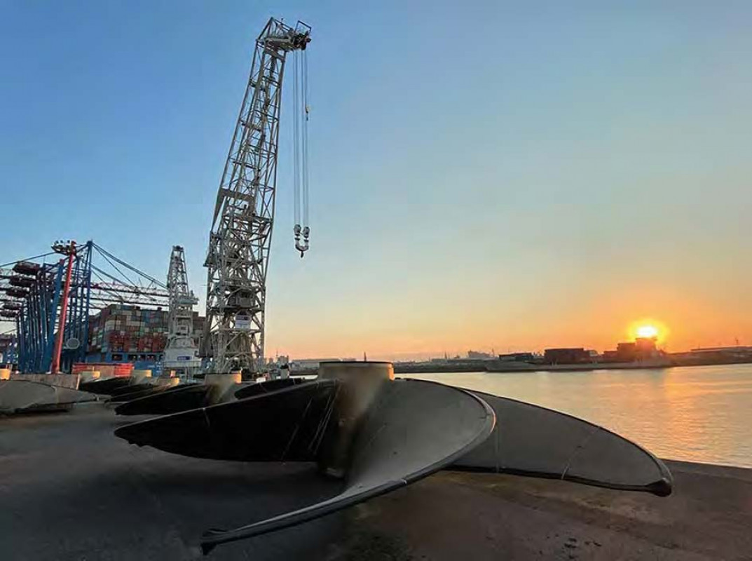 More efficient ship propellers help to reduce energy costs. - © MMG