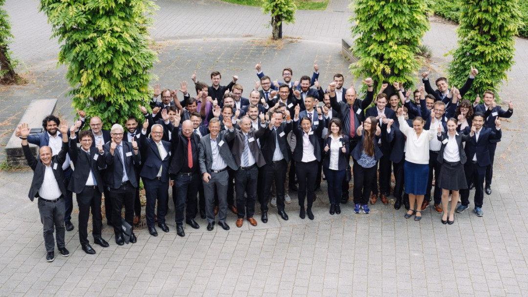 Team of the CRC "Circular Factory for the Perpetual Product". - © wbk, KIT Team of the CRC "Circular Factory for the Perpetual Product". - © wbk, KIT