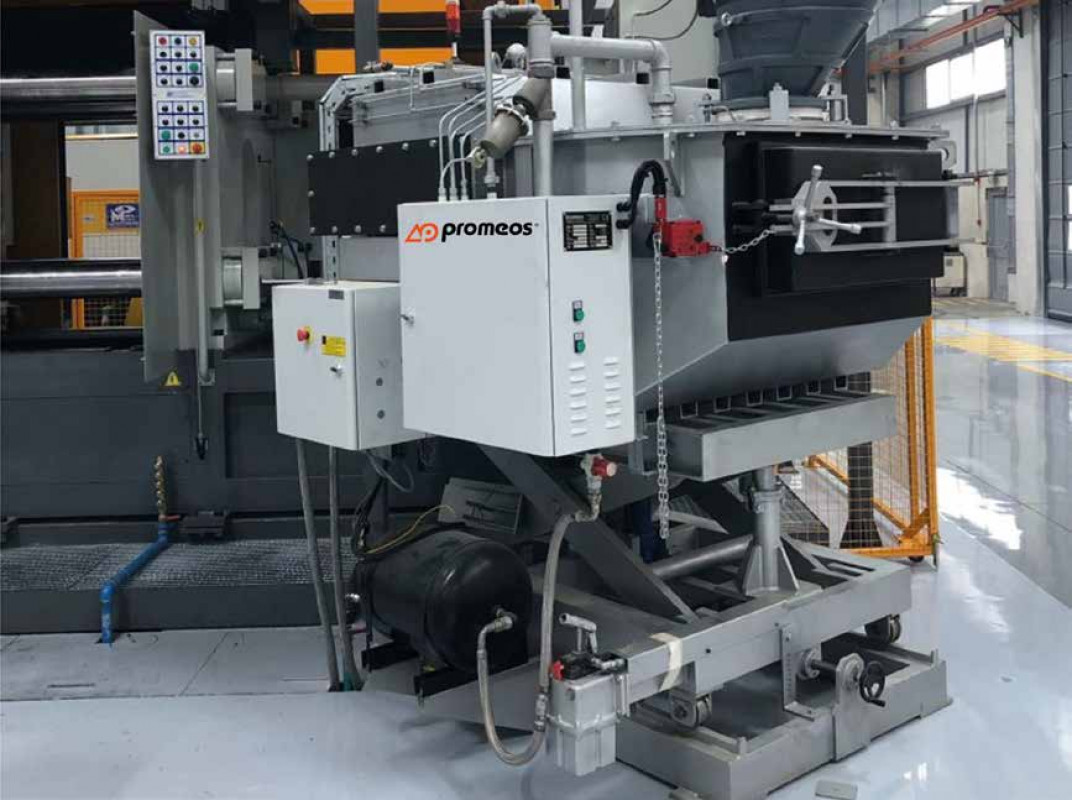 Die Dosieröfen für Aluminium sind jetzt in drei Größen verfügbar. - © PROMEOS Die Dosieröfen für Aluminium sind jetzt in drei Größen verfügbar. - © PROMEOS