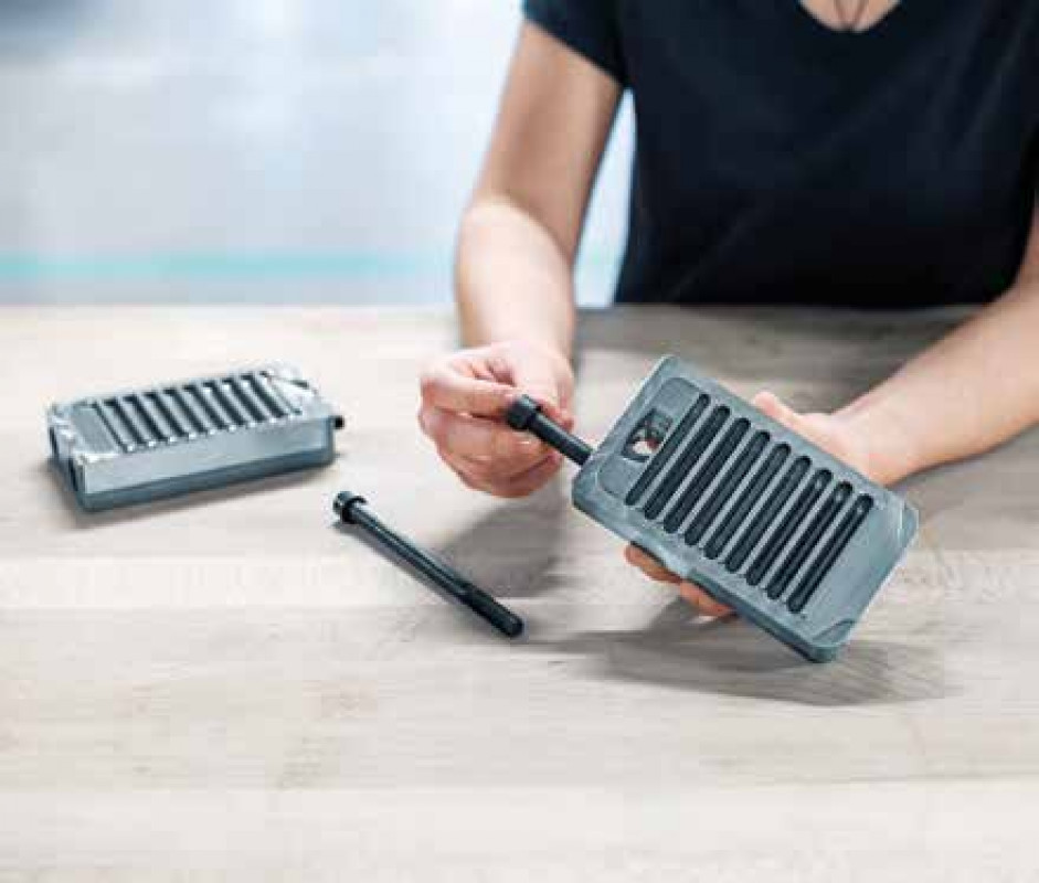The venting insert saves time and costs thanks to its ingenious geometry. - © MEUSBURGER The venting insert saves time and costs thanks to its ingenious geometry. - © MEUSBURGER