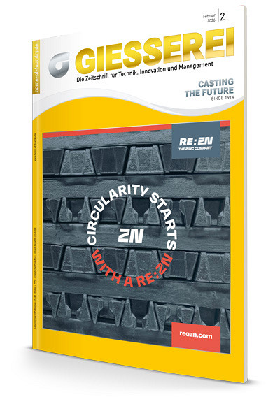 Ausgabe 2/2026 der GIESSEREI ist erschienen!