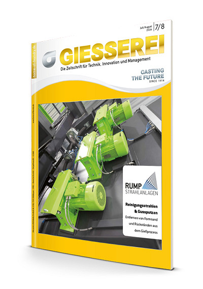Ausgabe 7-8/2026 der GIESSEREI ist erschienen!