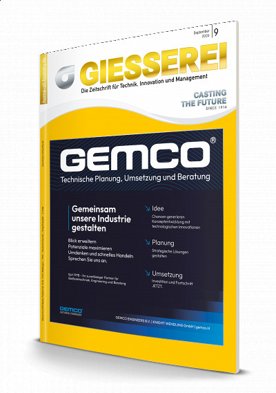 Ausgabe 9/2026 der GIESSEREI ist erschienen!